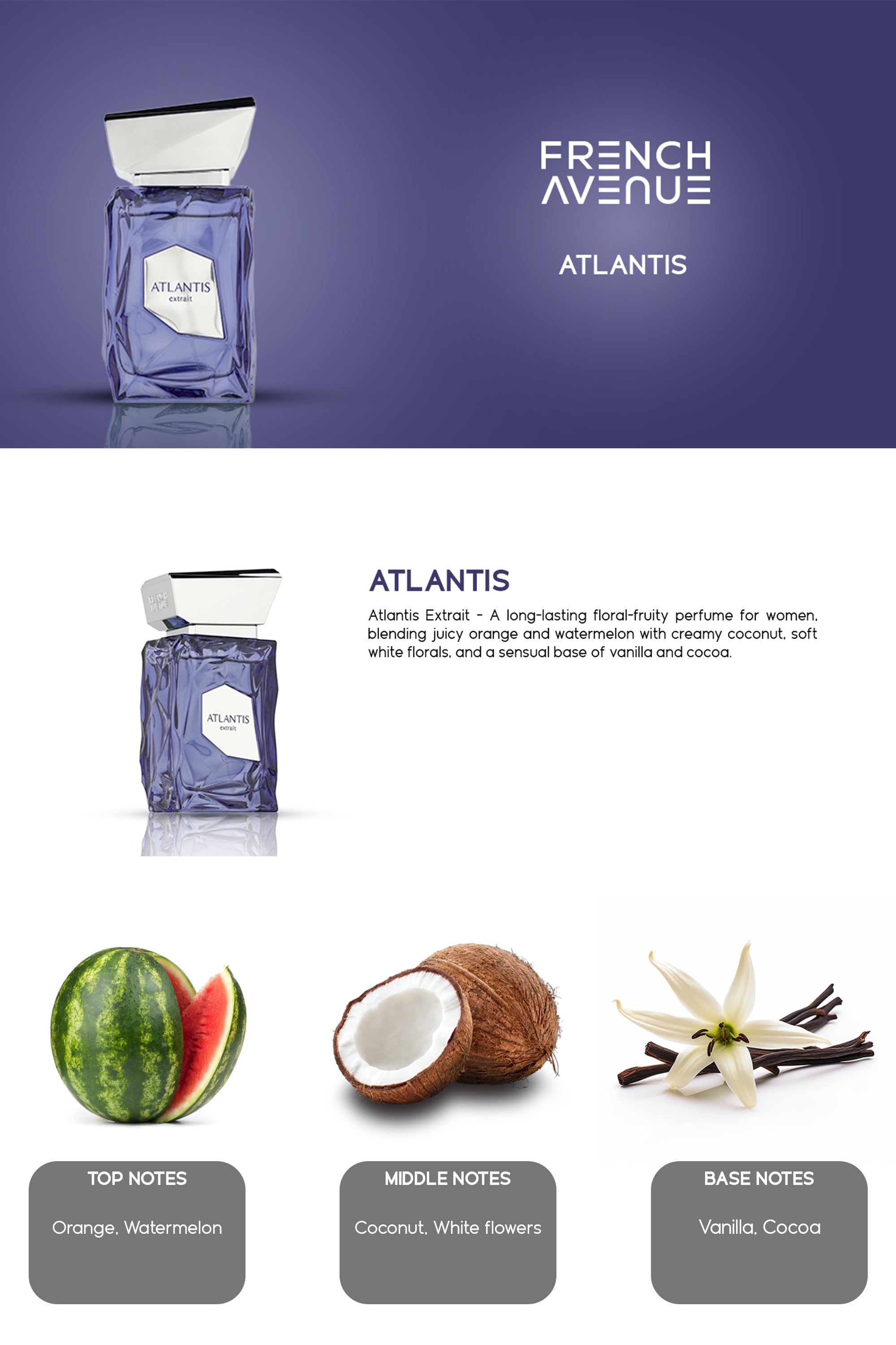 Atlantis Extrait By French Avenue | Unisex Extrait De Parfum