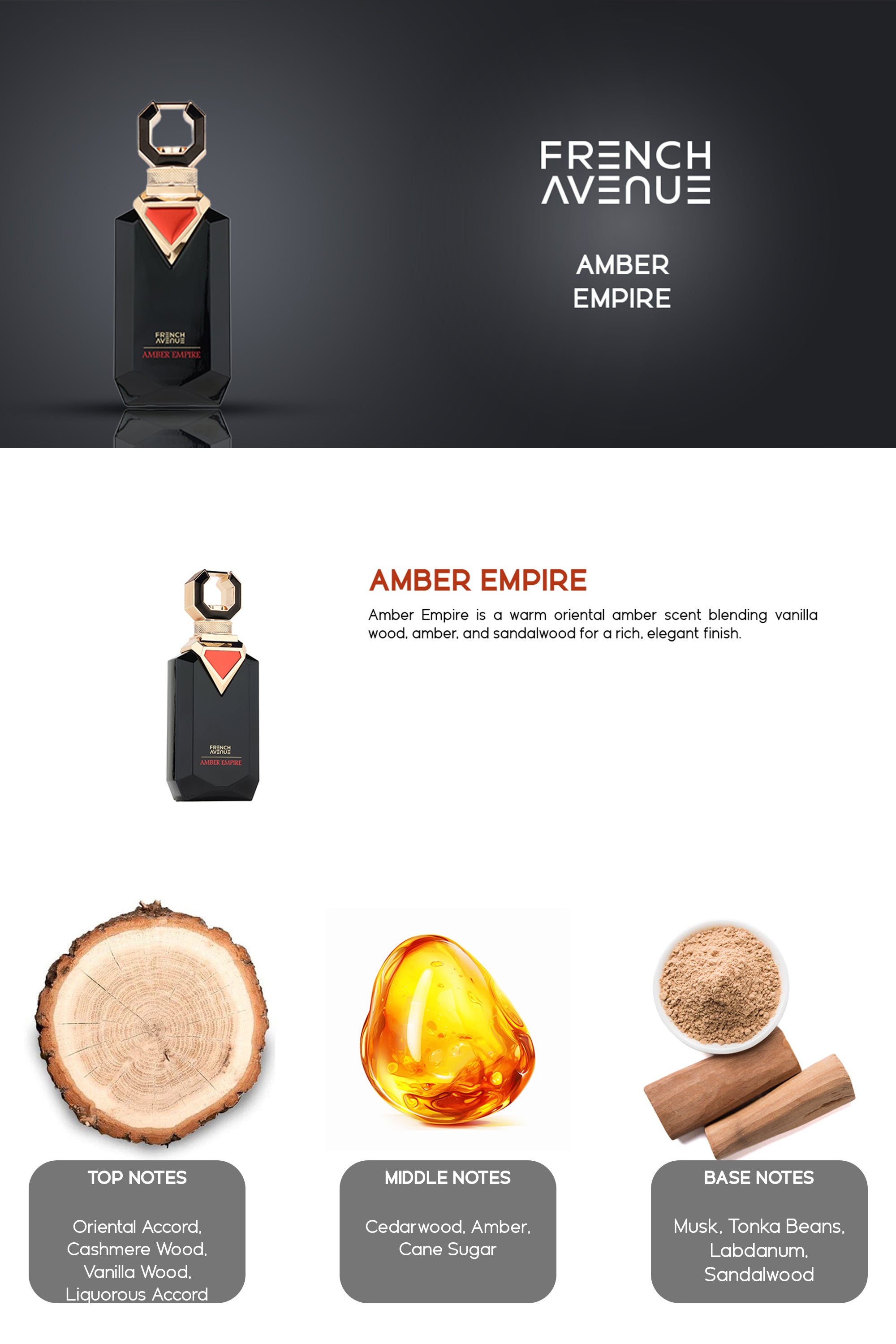 Amber Empire By French Avenue | Unisex Extrait De Parfum